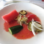 西瓜のガスパチョ