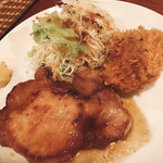 洋食や”B” - dセット（ポークソテー、じゃがいもコロッケに変更）