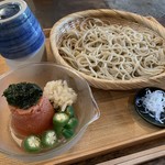 そば舎 あお - トマトソルベとしその冷たいつけ汁