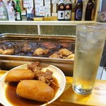 博多のおでん - ハイボール&じゃが芋&うずら豚