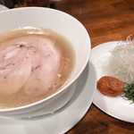 創作麺工房 鳴龍 - 梅塩拉麺 1,100円