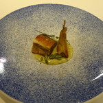 カーサ・デル・チーボ - 鮎のコンフィ 木のみのジュノベーゼ