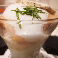 フランス料理 ル・クール - 白桃のパルフェ