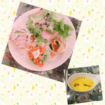 ツキノニジ - オープンサンドランチ