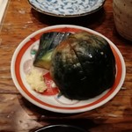 守破離 - 夏の大阪の風物詩、水なすの漬物。おいしいけれど、普通です。