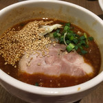 らーめん つけ麺 NOFUJI - つけ汁アップ　チャーシューも旨みタップリ♪