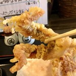 讃岐うどん 白庵 - でかいぜ！げそ天！