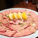 焼肉 静龍苑 - タン塩　2,900円×4人前=11,600円