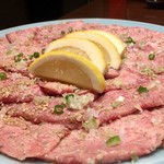 焼肉 静龍苑 - タン塩　2,900円×4人前=11,600円