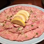 焼肉 静龍苑 - タン塩　2,900円×4人前=11,600円