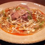 にしぶち飯店 - ●賀茂なす、牛肉、あんかけ