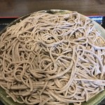 十割そば ひまわりの種 - お蕎麦　このボリュームすごいです。