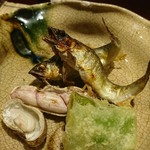 奈良 而今 - 鮎焼けたで