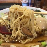 荘内麺場 九九七 - あっさりちぢれ麺魚介中華そば700円＋大盛50円+味玉100円