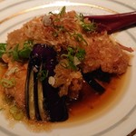 ばんび - 鶏もものからあげ玉ねぎソース掛け 680円(税別)