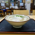 駅一食堂 とくやま - ［2019/08］玉子うどん(390円)