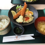 レストランブーケ - えびフライ定食