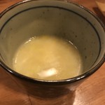 焼鳥 若竹 - 〆のスープ