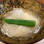 柚木元 - 鮎出汁の白髭素麺