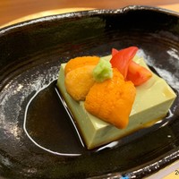 柚木元 - アボカド豆腐&雲丹