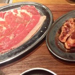 熟成焼肉 肉源 - お肉3種