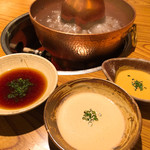 114215025 - ・ポン酢とゴマダレと辛味タレ