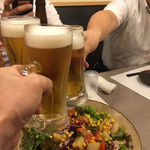 蕎麦・鮮魚 個室居酒屋 村瀬 - まずはビール、その後怒涛のアルコール摂取(*^▽^*)