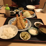 わびすけ - 海老フライ定食
