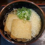 立ち呑み処 ちょっとよろう家 - かけそば290円＋お揚げさん110円×2