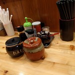 麺屋 龍 - 調味料