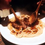 RODEO - ハンバーグを混ぜてボロネーゼ風に♡