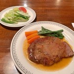 NOMURA - 牛ロースステーキ＆ミニサラダ
