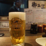 Gyuutan Sumiyaki Rikyuu - 生ビール（一番搾り）