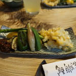大和 - 焼き野菜ととうもろこしの天ぷら