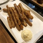 鳥あたま - ごぼうの唐揚げ