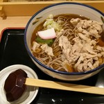 南部家敷 - 料理写真:(温)肉そば(大盛り)