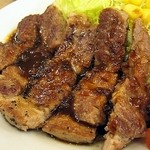 松屋 - 豚テキ定食630円