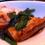 Bisutoroguramburu - 小皿に取り分けた煮魚、美味しそうでしょ。良い味でした。