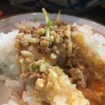 豆でっぽう - ライスにスープ