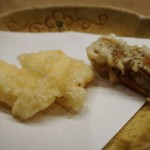 花いち - やりいかと干し芋の天ぷら