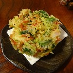 石臼挽き手打ち蕎麦 こまめ - かき揚げ天ぷら
