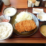 Gohandokoro Katsu-An - 麦とろロースかつ定食　853円