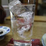 独酌　三四郎 - 焼酎の水割り