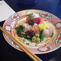 料亭 福寿家 - お造里
                      　鮪、鯛、カンパチ、甘えび
                      