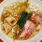 麺屋CHIKUWA - 東の匠豚の清湯肉雲呑麺【3周年限定】