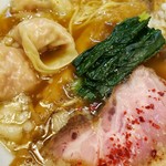 麺屋CHIKUWA - 東の匠豚の清湯肉雲呑麺【3周年限定】アップ