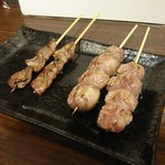 焼き鳥たれや - 砂肝&鳥ハツ