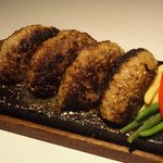 牛ハンバーグステーキ メガ盛 400g 【ご飯（お代わり自由）】
