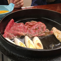 岡半 - すき焼き　ランチ　3,500円