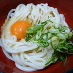 鶴丸製麺 - 釜玉うどん（冷）